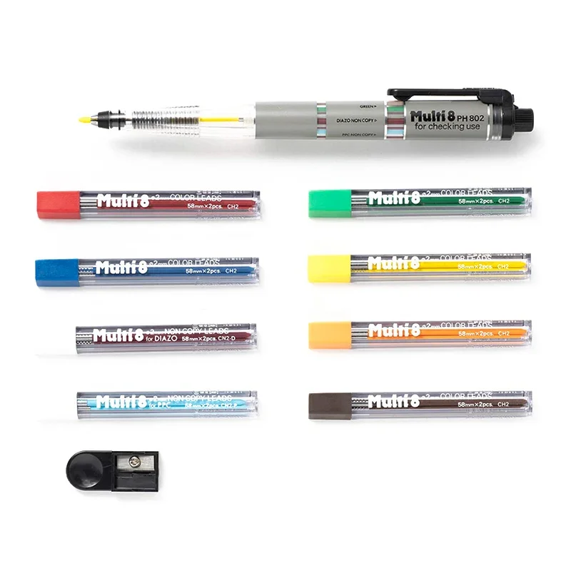 Pentel Pen Energel - ญี่ปุ่น เพนเทล มัลติ+8 ดินสอกด 2.0 มม.