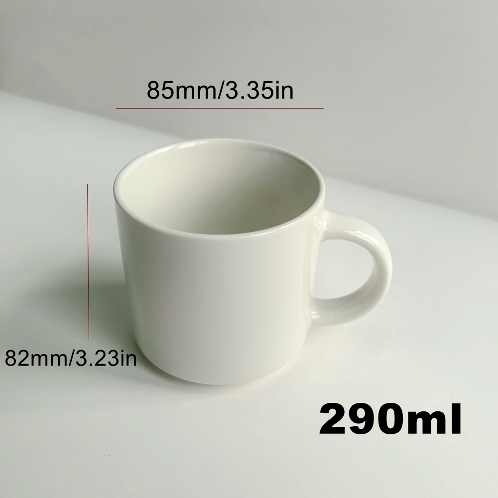 ชุดแก้วกาแฟเซรามิกสีขาวล้วนแบบ - Sublimation Mug White บทวิจารณ์และราคา