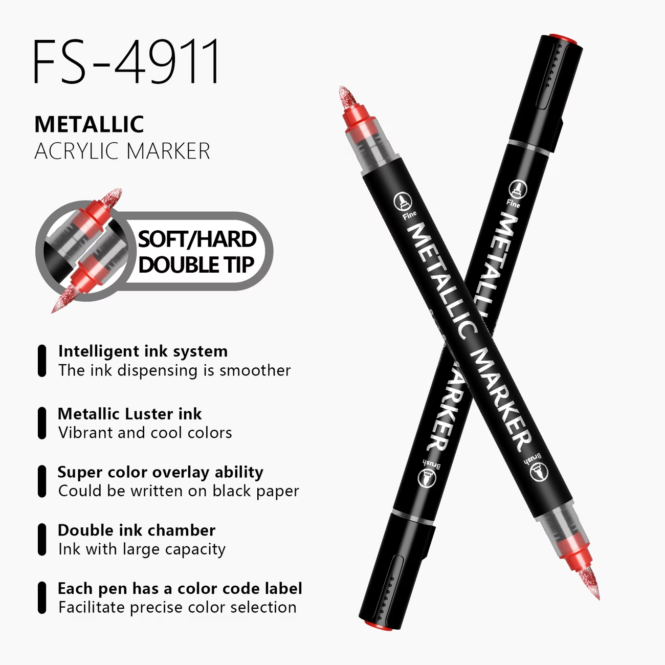 ปากกาสีอะคริลิกเมทัลลิก Flysea - Copic Marker Classic บทวิจารณ์และราคา