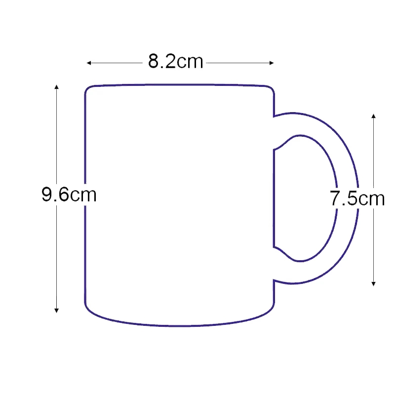 แก้วมักเปลี่ยนสีได้ด้วยนิ้วกลา - Sublimation Mug White บทวิจารณ์และราคา